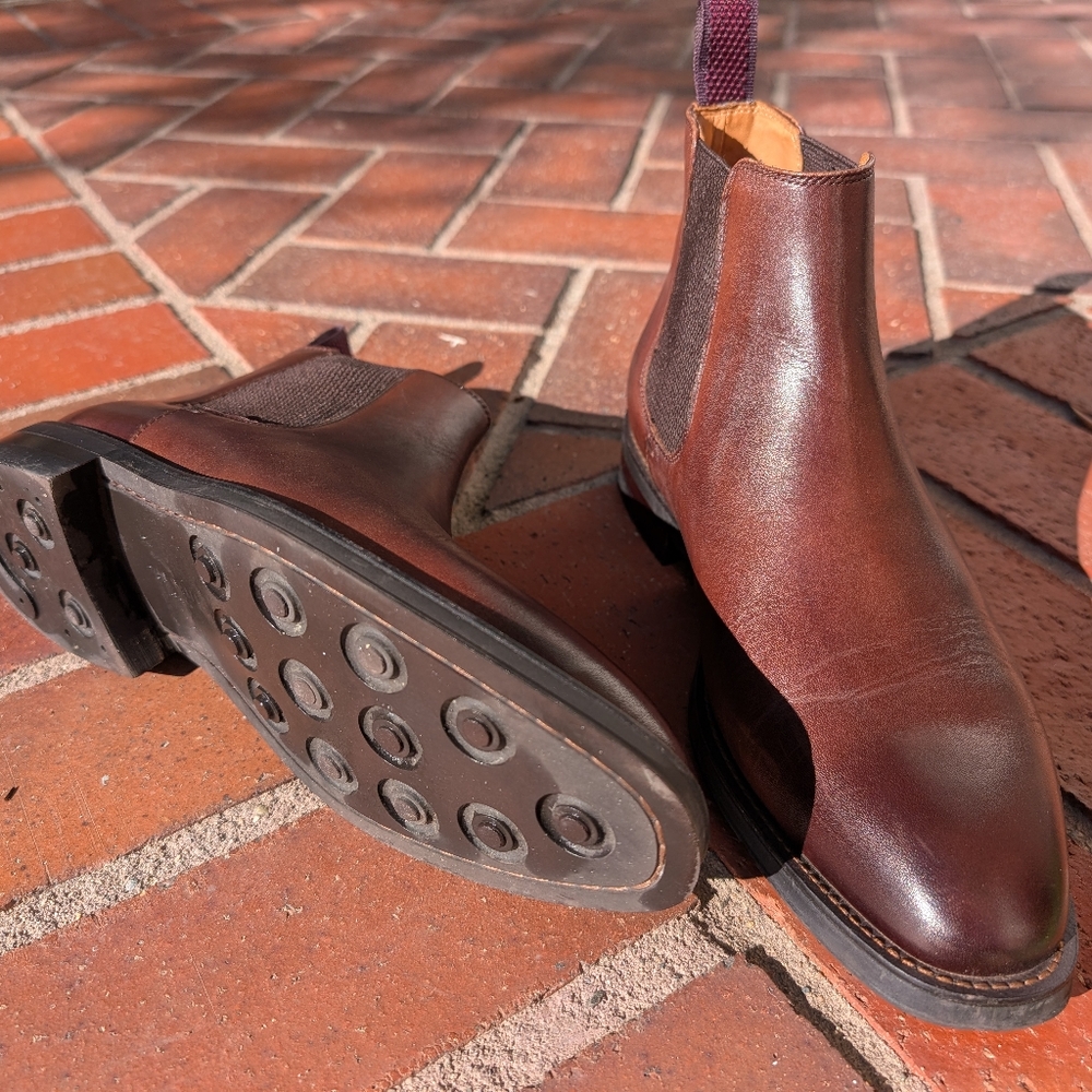 Ted Baker Dark Brown Leather Chelsea Boots